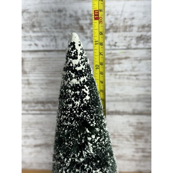 Dept 56 Frosted Topiary Trees Lot Of 3 - 11.5”, 7”, 4” - Picture 3 of 5